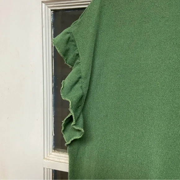 Muk Luks Green Soft Pajama Set with Leaf Print - Picture 5 of 7